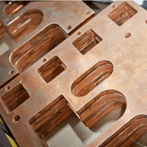 Laser cutting of copper